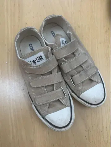 컨버스 올스타 벨크로 베이지
