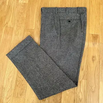 Paul Stuart NEW YORK 남성용 울 슬랙스 그레이 76