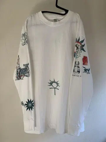 90s Dennis Rodman 롱 T 타투 USA제 LARGE