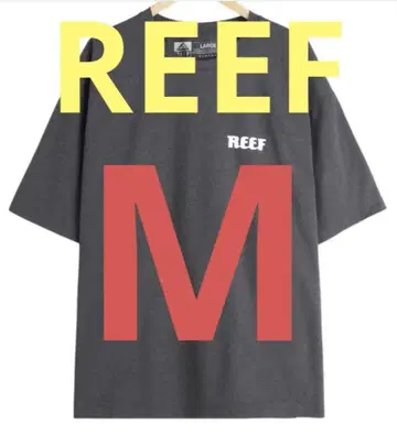 REEF HERITAGE LOGO RASH S/S TEE 차콜 M