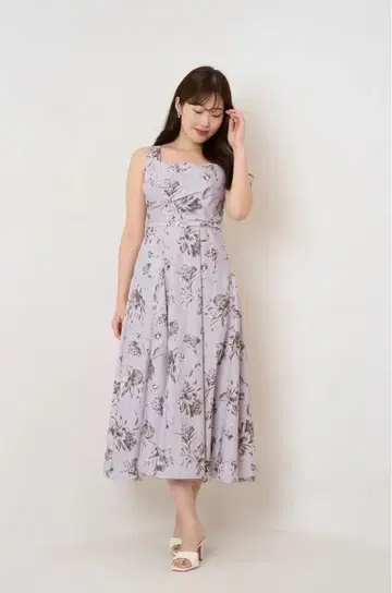 헤르립토 다리아 벨트 드레스 핑크 클라우드