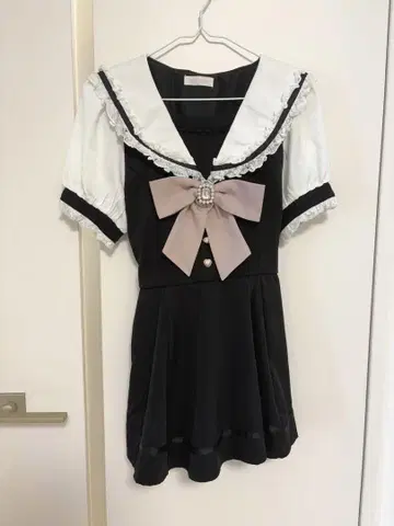 LIZLISA 세일러 카라 셋업 블랙 리즈리사