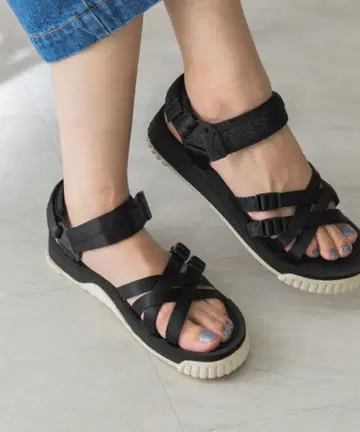 SHAKA 샌들 24cm 블랙