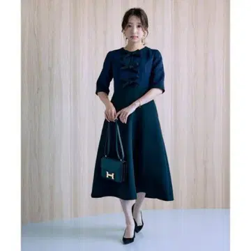 새상품 마리엘 카세트 토미에 콜라보 쿠튀르 리본 클래시컬 원피스