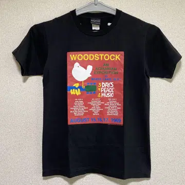 WOODSTOCK 우드스탁 티셔츠 블랙