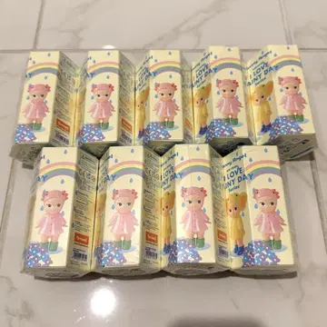 9개 Sonny Angel 아이 러브 레이니 데이 시리즈 소니 엔젤