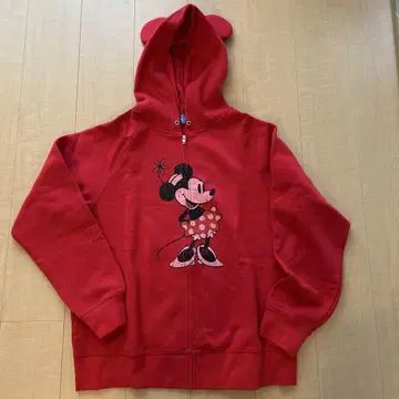 TOKYO Disney RESORT 미니 후드티 빨간색 LL사이즈