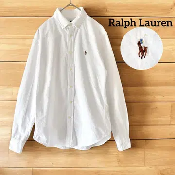 현재 RALPH LAUREN 옥스퍼드 버튼 다운 셔츠 포니 자수