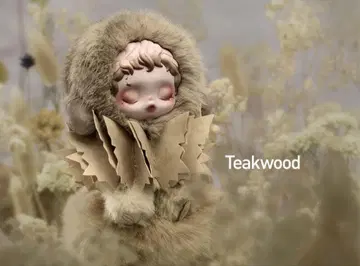 SKULLPANDA 인상주의 티크 목재