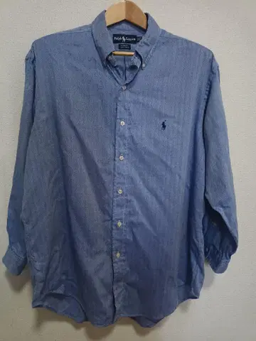 Ralph Lauren 버튼 다운 셔츠 파랑