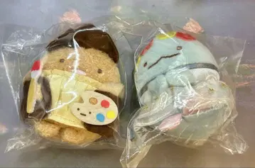 런던 국립 미술관 전시회 스밋코구라시 테노리 봉제 인형 2개 세트