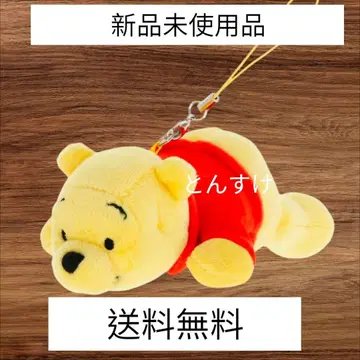 새상품 디즈니 리조트 곰돌이 푸 봉제 인형 스트랩