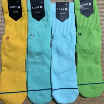 스탠스 삭스 STANCE SOCKS 무지 양말 L4장 세트