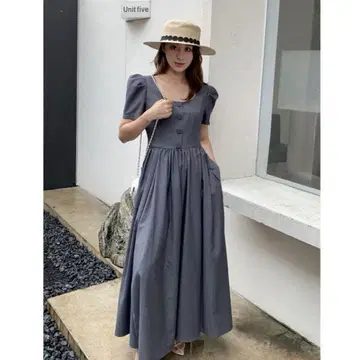 BIRTHDAY BASH HALF BUTTON FLARE DRESS