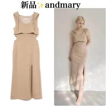 새상품 andmary Nora slit dress 앤드 마리 원피스