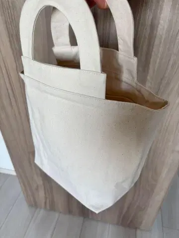 새상품 토트백 면 아이보리색