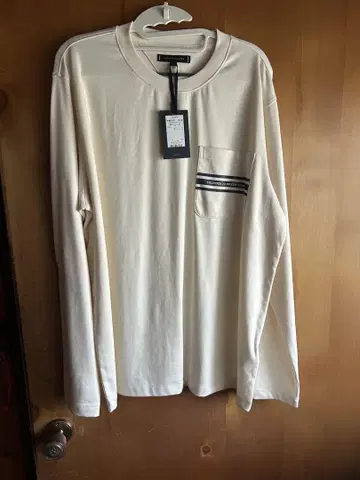 HILFIGER 아이보리 긴팔 티셔츠