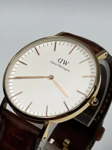 Daniel Wellington 손목시계 가죽/스테인리스 스틸