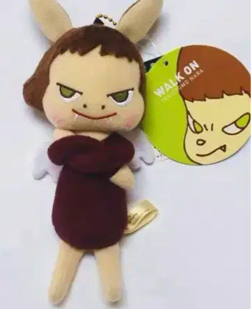 나라미치 블랙 가드 엔젤 키링 마스코트