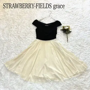 스트로베리 필드 그레이스 슬리브리스 원피스 드레스