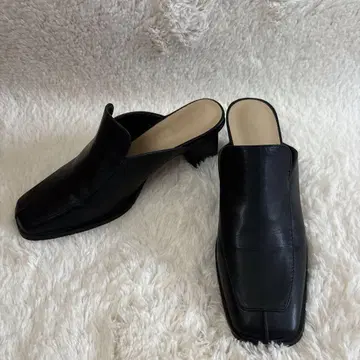 FABBY FABY 파비 파비 뮬 샌들 미들 힐 L 사이즈