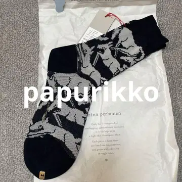 미나 페르호넨 papurikko 파푸리코 양말 삭스 새상품 네이비