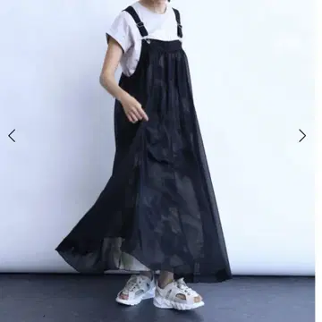 LASUD 타이다이 패턴 레이스업 점퍼 스커트 새상품