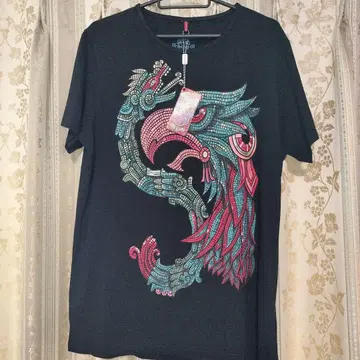 Ayguey 컬러풀 아트 티셔츠 미사용 새상품 멕시코