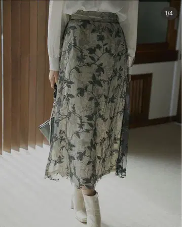 아메리빈티지 UNDRESSED MOONY LACE SKIRT