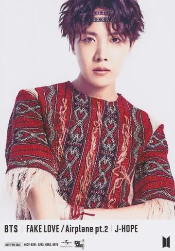 BTS FAKE LOVE/Airplane pt.2 J-HOPE 브로마이드