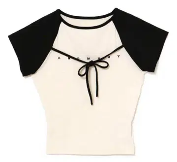 andmary Alma ribbon tops ivory 아이보리