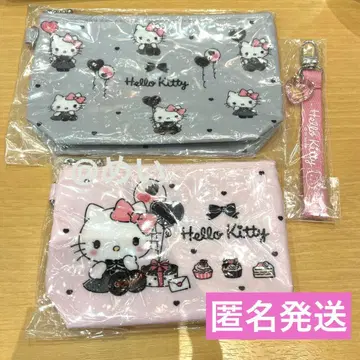 산리오 선택 파우치 & 스트랩 키티