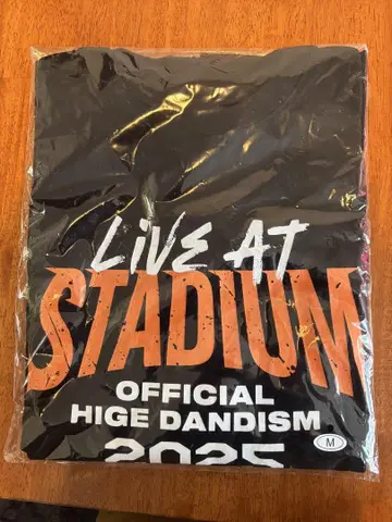 Official HIGE DANDISM 티셔츠 M 사이즈 블랙