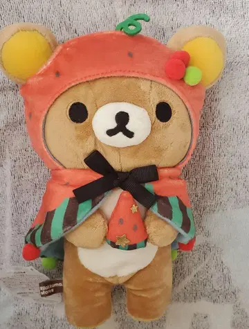 리락쿠마 스토어 한정판 벌스데이 케이크 봉제 인형