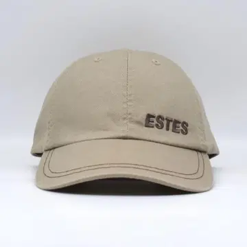 미사용품 ESTES 에스테틱 배송 기업 캡 자수 구제 의류 베이지