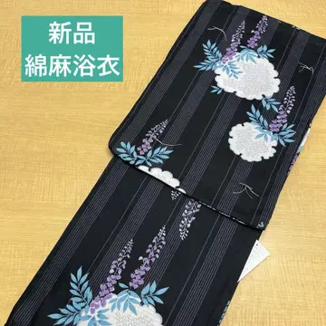 새상품 면 린넨 유카타 아래 내용을 반드시 읽으세요 S-1