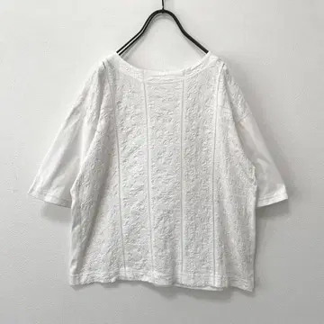 Cotton House Aya 코튼 하우스 아야 플라워 자수 레이스 PO