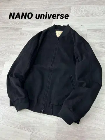 NANO universe 페이크 스웨이드 스트레치 리브 블루종 L