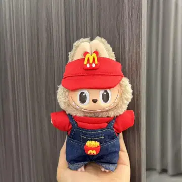 LABUBU 봉제 인형 코스튬 17CM 의류 인형옷 맥도날드