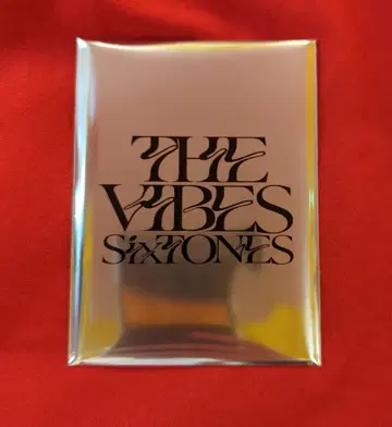 SixTONES THE VIBES 오리지널 포토 카드 6종 세트