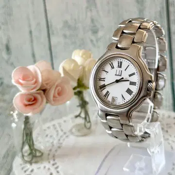 배터리 교환 완료] 던힐 던힐 손목시계 론디늄 실버