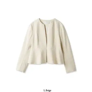 CELFORD 24ss 노카라 페플럼 자켓 36