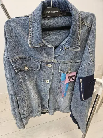 폴리네 브로우 데님 자켓