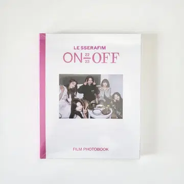 신품 미개봉 LESSERAFIM ON-OFF 23-24 필름 포토북