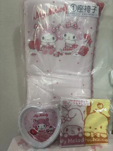 마이멜로디 마이 스위트 피아노 뽑기 의자와 이미지 증정품 2개