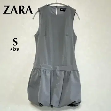 ZARA 자라 S 새상품급 슬리브리스 밑단 퍼프 슬리브 튜닉