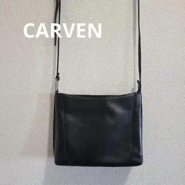 CARVEN 칼벤 가죽 숄더백 블랙