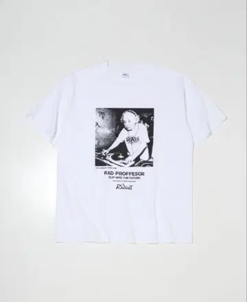 radiall 아인슈타인 E=Mc2 흰색 화이트 S 티셔츠