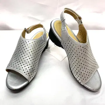 Regal Lee Walker 샌들 실버 가죽 24,5cm