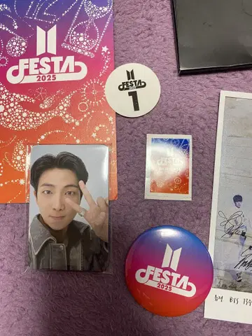 FESTA 2025 멤버 전원의 포토 카드 기타 세트